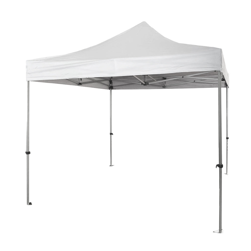 Gazebo Richiudibile Professionale Market-Pro 3x3 Struttura In Alluminio Esagonale Impermeabile Bianco