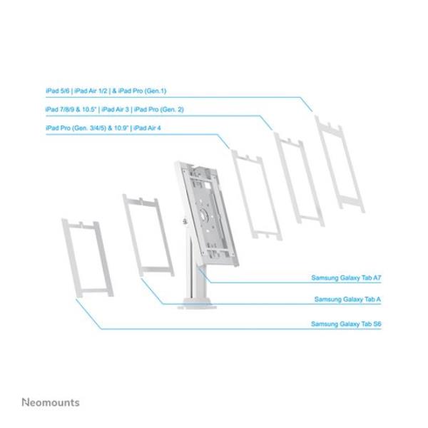 Neomounts bureaustandaard voor tablet