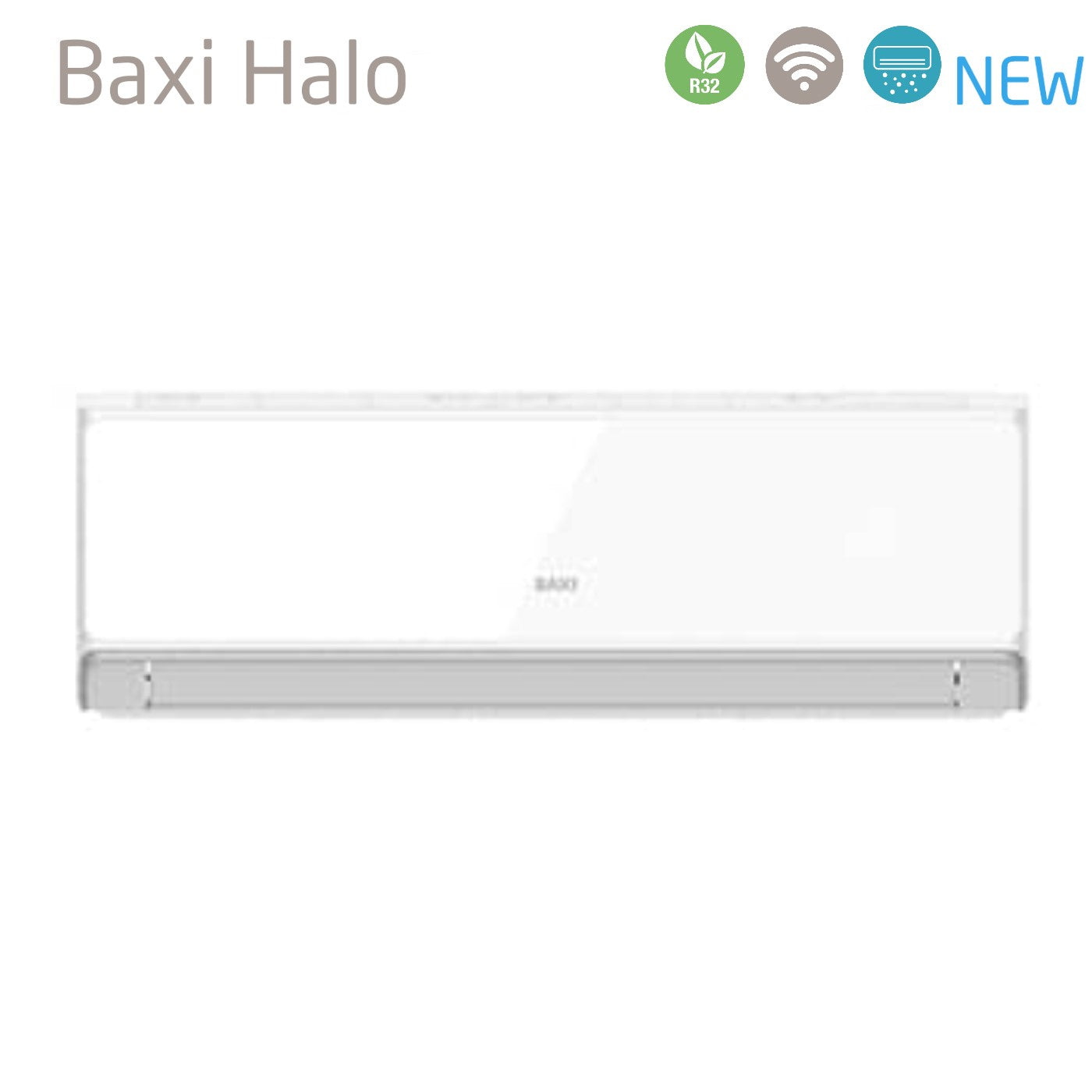 Unità Interna wall-mounted Baxi series HALO BIANCO 12000 Btu HSGNW35 R-32 built-in Wi-Fi