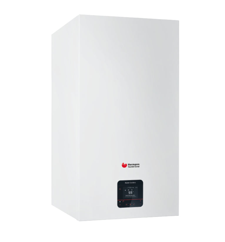 Hermann Saunier Duval MASTER CONDENS 31 kW condensing boiler with 42 liter methane or LPG boiler - NEW Split flue kit
