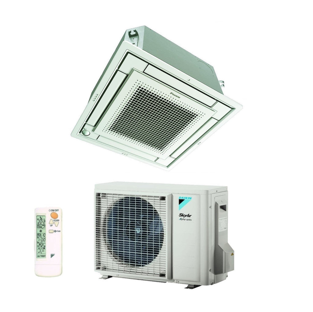 Daikin Fully Flat Cassette Air Conditioner 18000 BTU FFA50A + RZAG50A R-32 Optional Wi-Fi with Wired Control and Grille Included