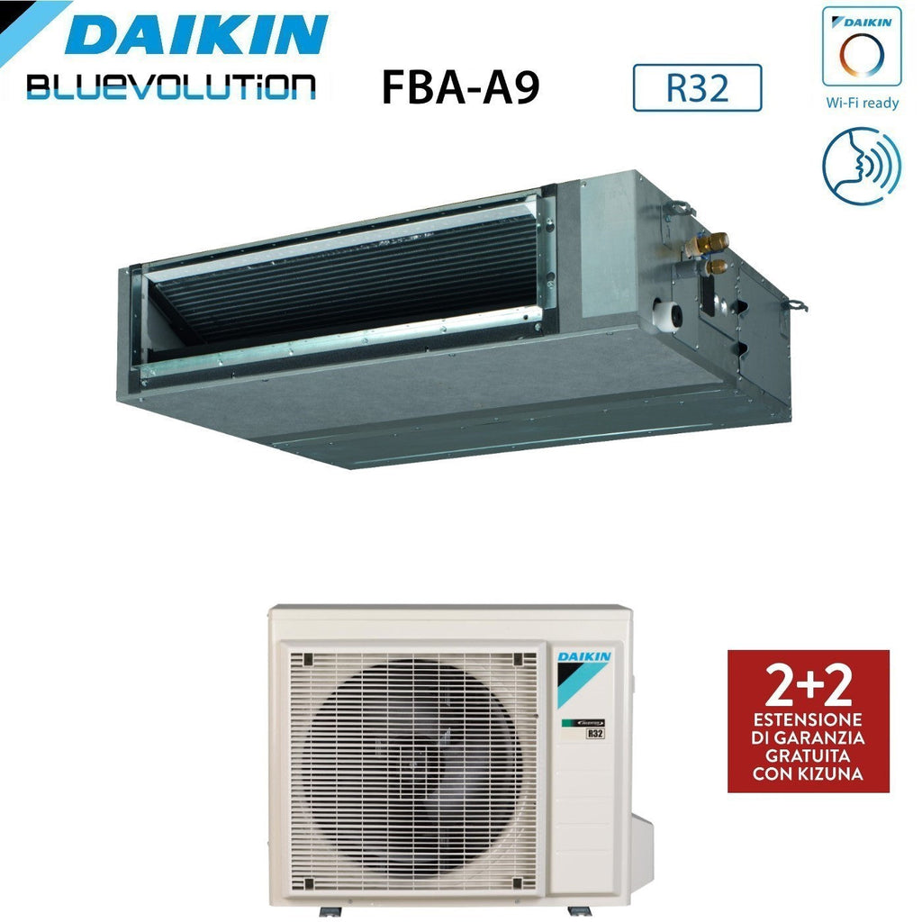 Daikin Bluevolution Ducted Air Conditioner Medium Head 18000 BTU FBA50A Single Phase R-32 Wi-Fi Optional - Italian Warranty