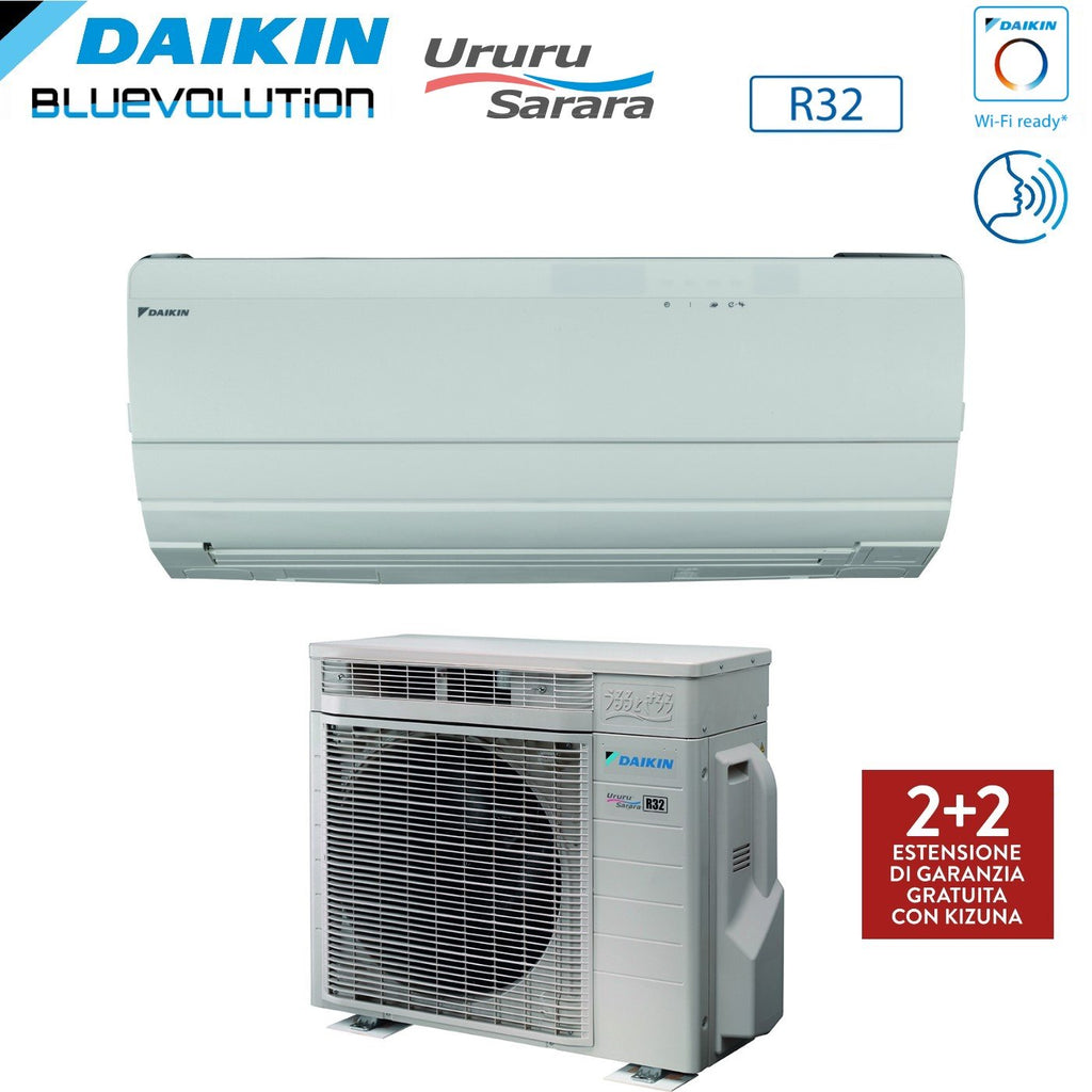 Daikin Bluevolution Inverter Air Conditioner URURU SARARA series 9000 BTU FTXZ25N R-32 Wi-Fi Optional class A+++ Italian Warranty