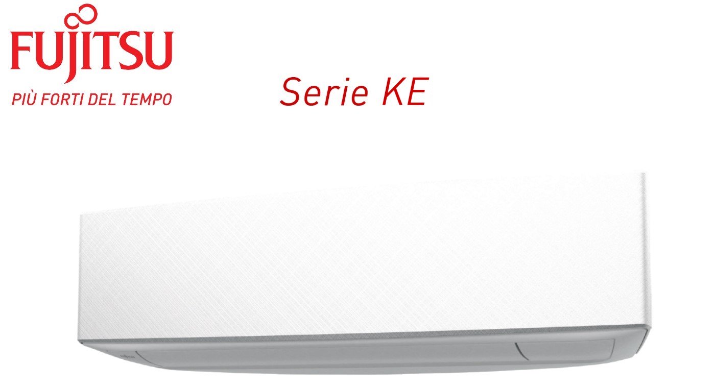 Air conditioner Fujitsu Inverter series KE 9000 Btu ASYG09KETA(E) R-32 optional Wi-Fi 3NGF87105 Colore white White Classe A++/A+