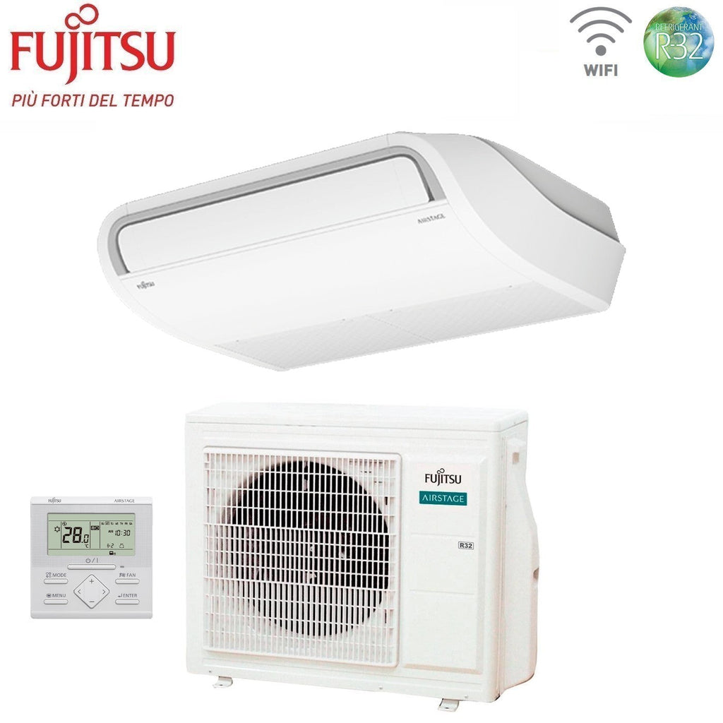 Fujitsu Inverter Ceiling Air Conditioner ECO KR series 18000 Btu ABYG18KRTA + AOYG18KATA R-32 3NGF83075 Wi-Fi Optional Class A+/A with standard wired control