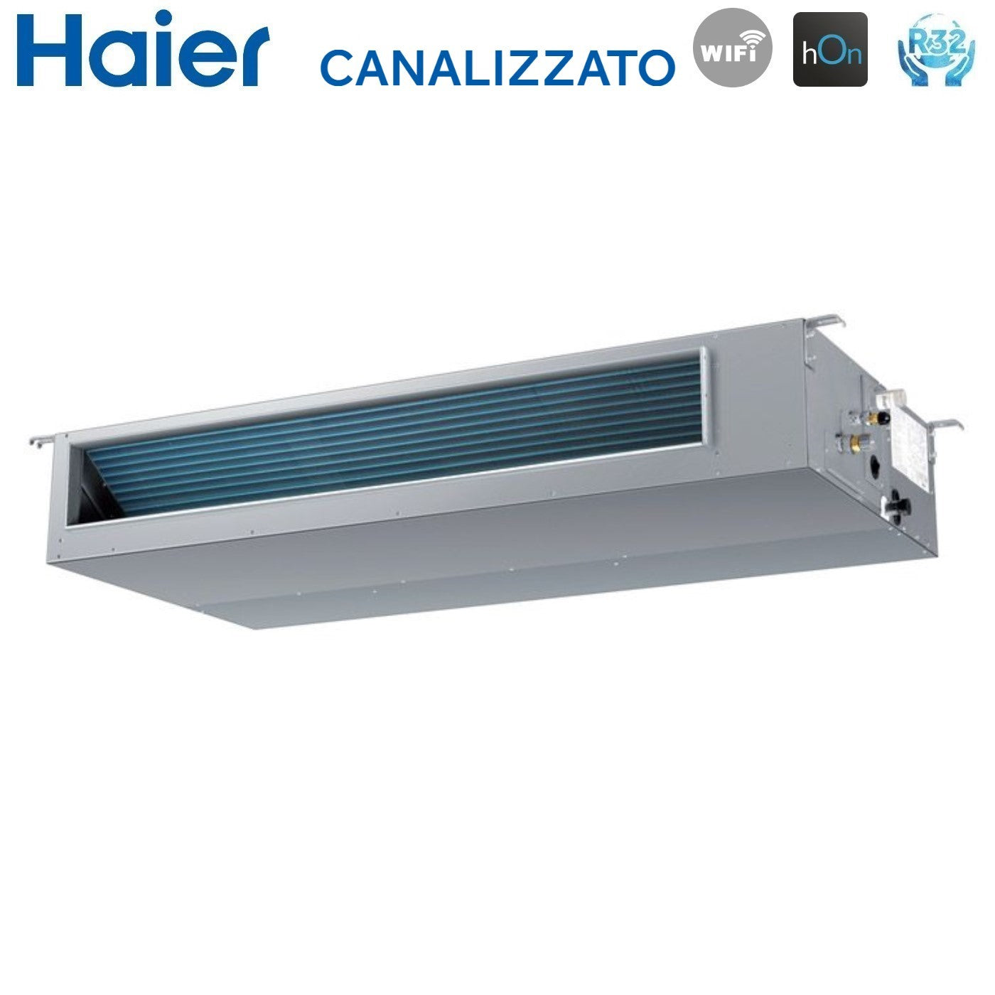 Haier Inverter Air Conditioning Ducted Medium Prevalence 42000 Btu AD125S2SM3FA Single Phase R-32 Wi-Fi Optional Haier YR-HRS01 Infrared Remote Control + RE-02 Receiver