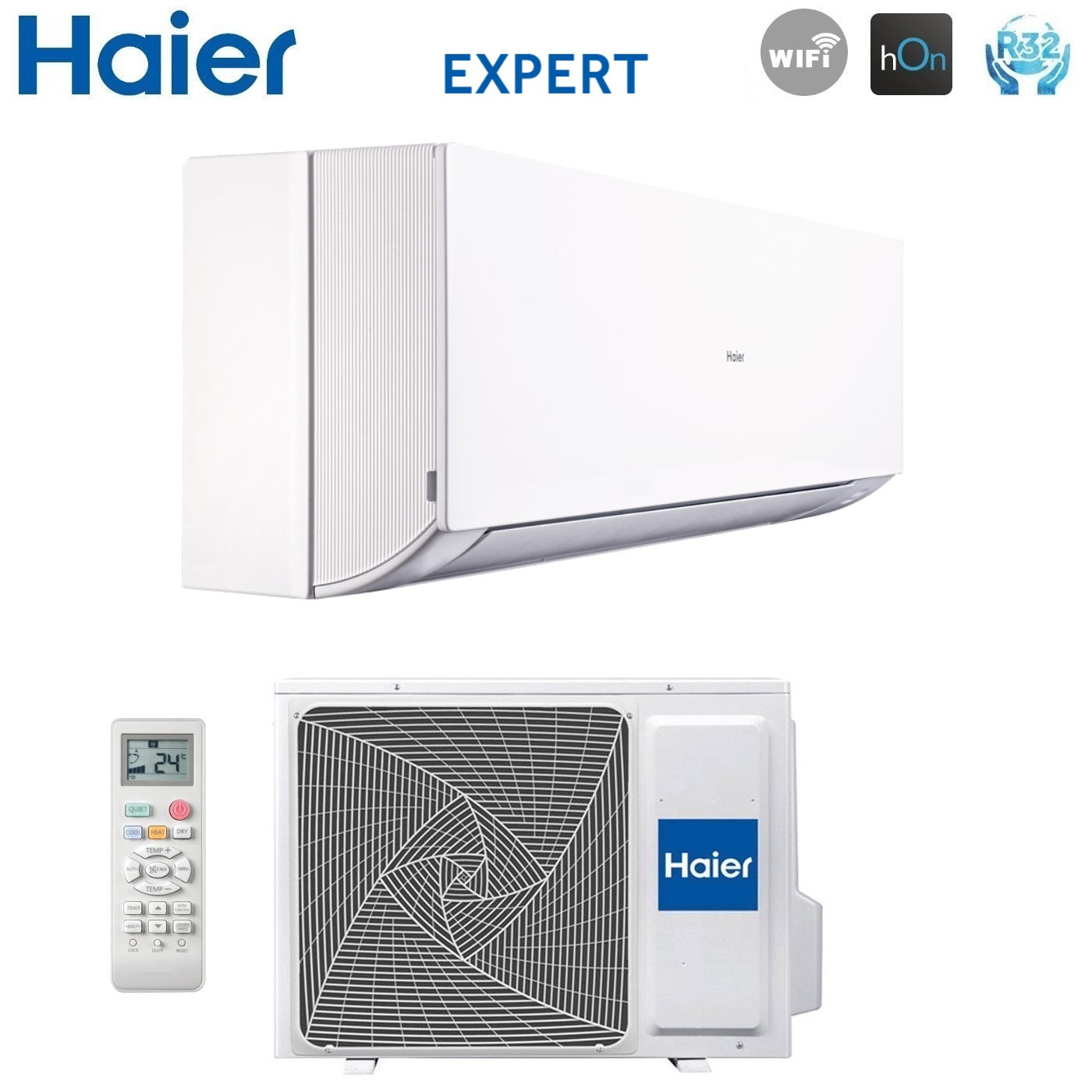 Haier Inverter Air Conditioner EXPERT series 9000 Btu AS25XCAHRA R-32 Integrated Wi-Fi Class A+++/A++