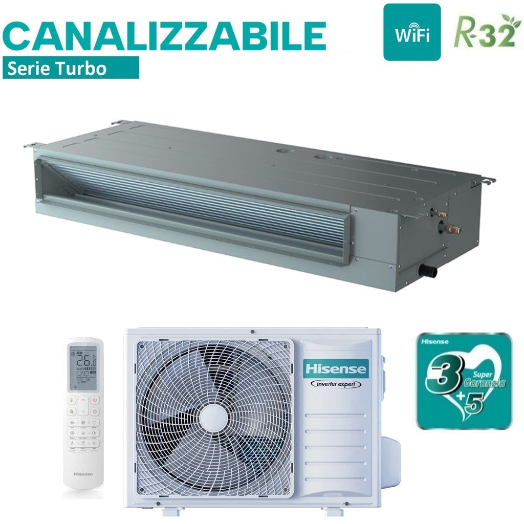Hisense 12000 BTU Air Conditioner Inverter R-32 Wi-Fi optional | ADT35UX4RBL8