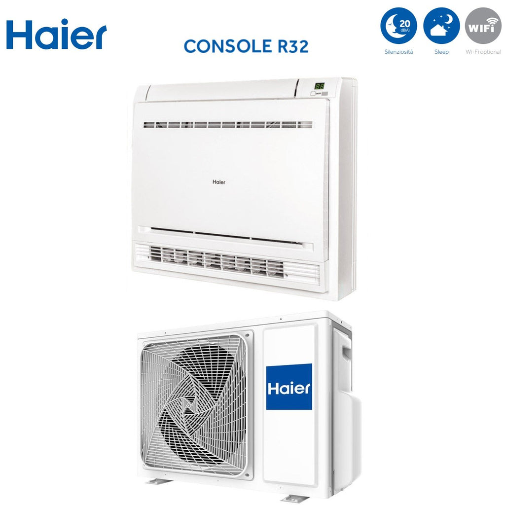 Haier Air Conditioner Console Floor Inverter 12000 Btu AF35S2SD1FA R-32 Wi-Fi Optional with Standard Remote Control - New