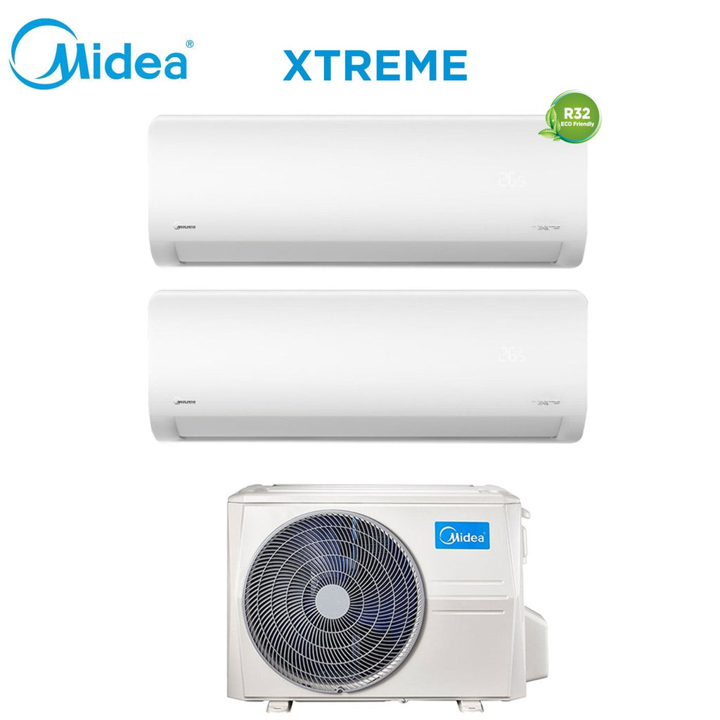 Midea Dual Split Inverter Air Conditioner XTREME 12+18 series with M4O-36FN8-Q R-32 Integrated Wi-Fi 12000+18000 - New