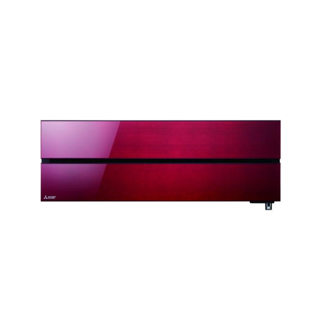 Air conditioner dual-split Mitsubishi Electric Kirigamine Style Ruby Red 12+12 with MXZ-2F53VF R-32 built-in Wi-Fi Rosso