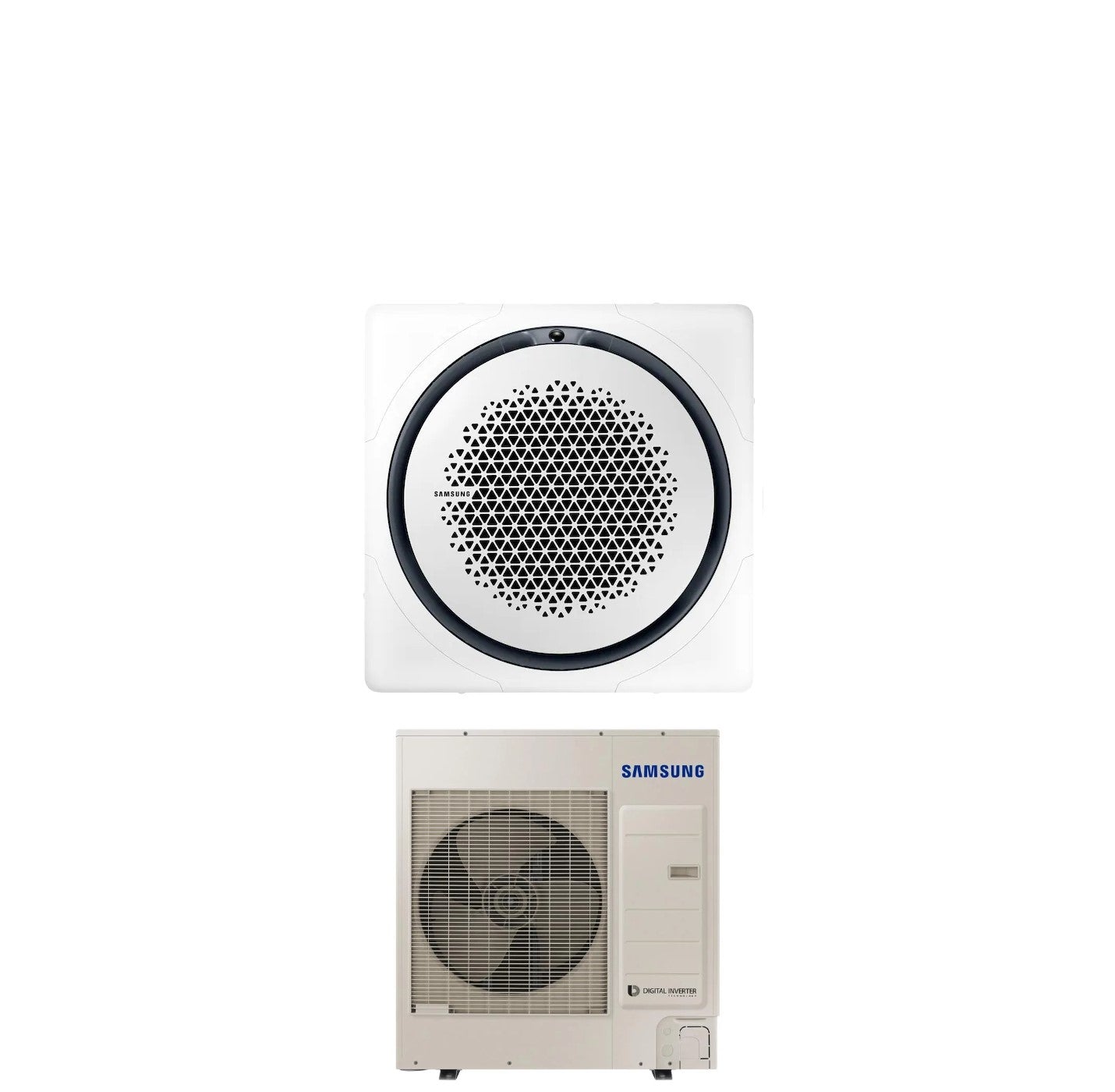Air conditioner Samsung Inverter Cassetta 360° 36000 Btu AC100RN4PKG/EU Trifase R-32 optional Wi-Fi Vari Pannelli Disponibili