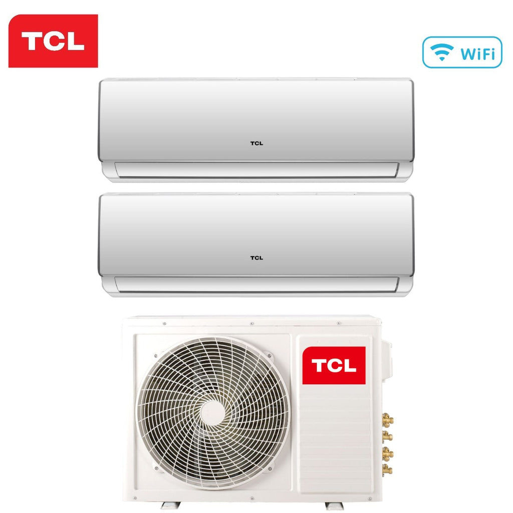 Air conditioner dual-split TCL Inverter series ELITE F2 9+12 with MT1821 R-32 built-in Wi-Fi 9000+12000