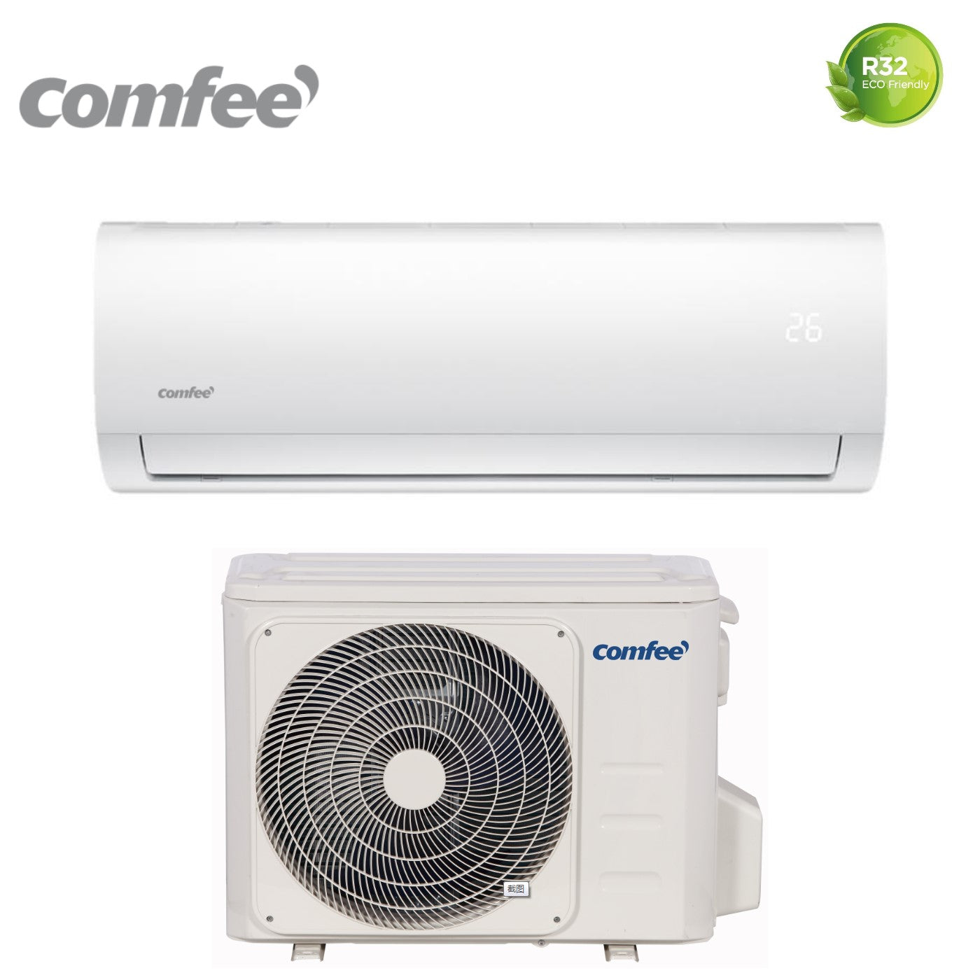 Comfee Inverter Air Conditioner CF 12000 Bu series CF-CFW12A R-32 Wi-Fi Optional Class A++/A+