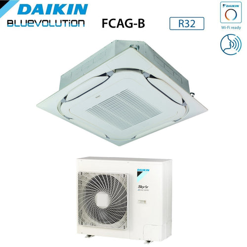 Air conditioner Daikin Bluevolution a Cassetta Round Flow 24000 Btu FCAG71B + AZAS71MV1 R-32 optional Wi-Fi with Griglia Standard Inclusa