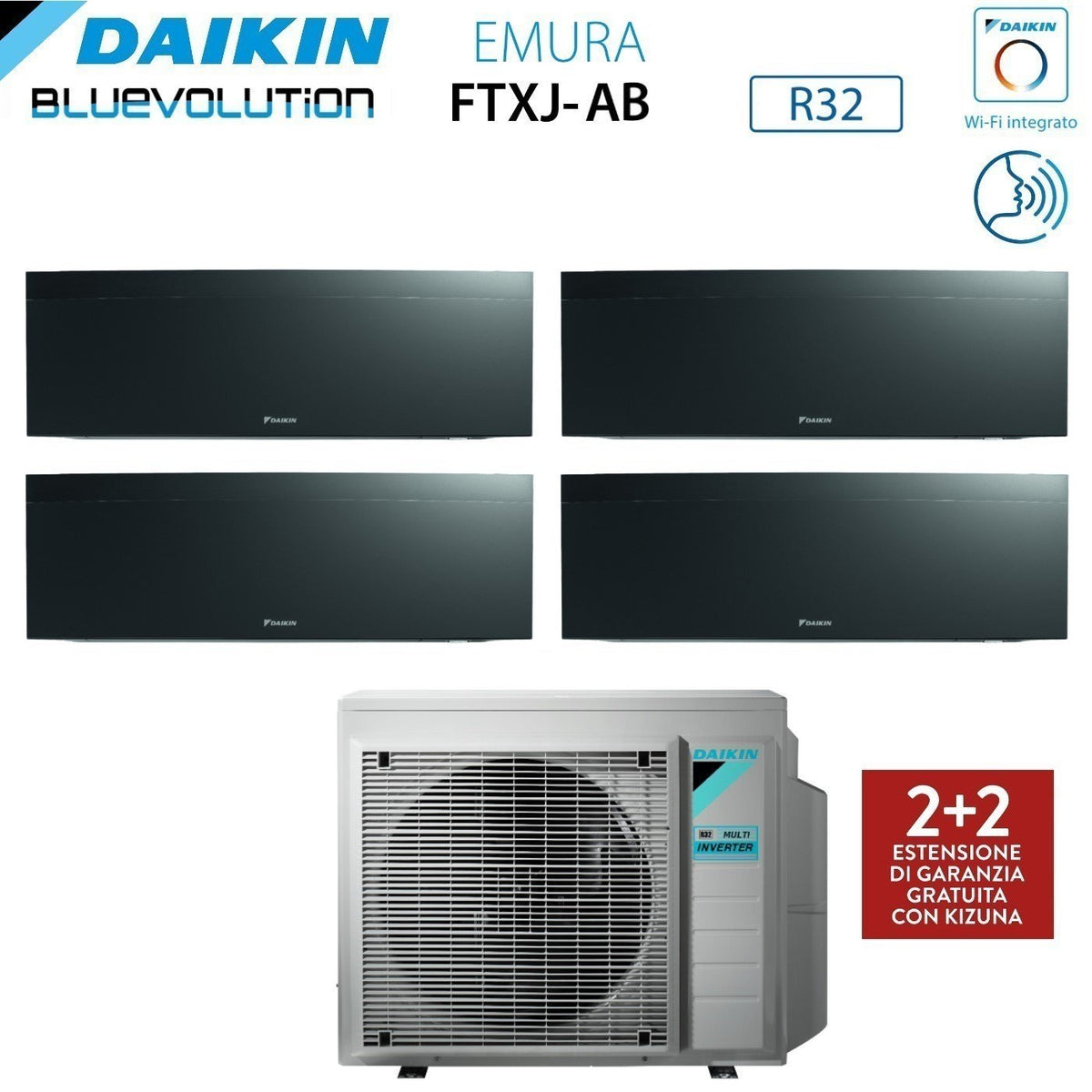 Daikin Emura III quad-split airconditioner