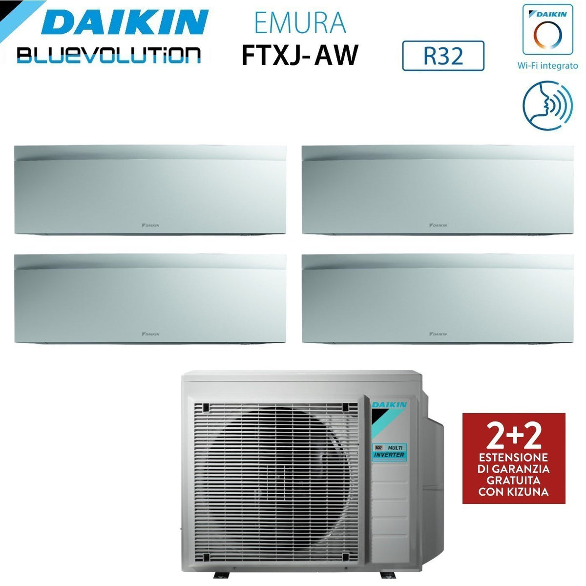 Daikin Emura III quad-split airconditioner