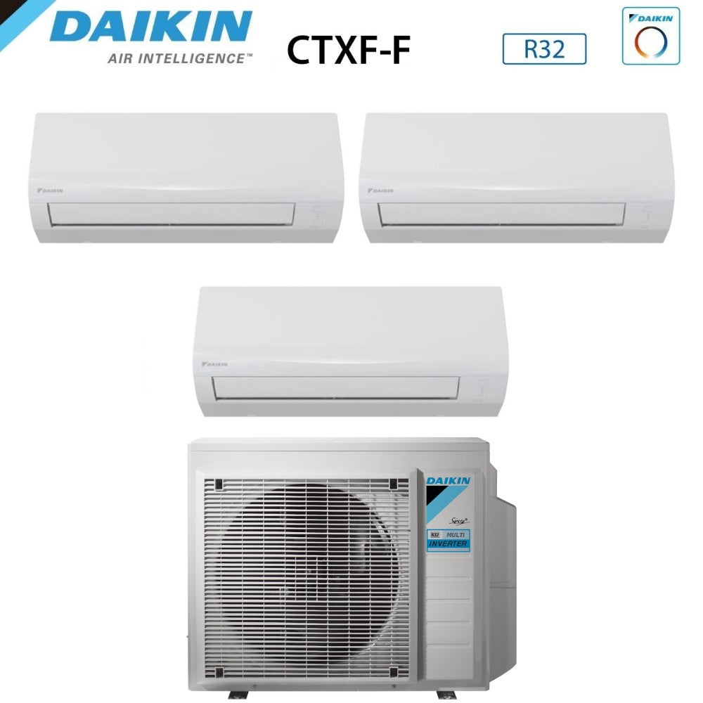 Daikin Sensira triple-split airconditioner 9+12+12 (3MXF68A)