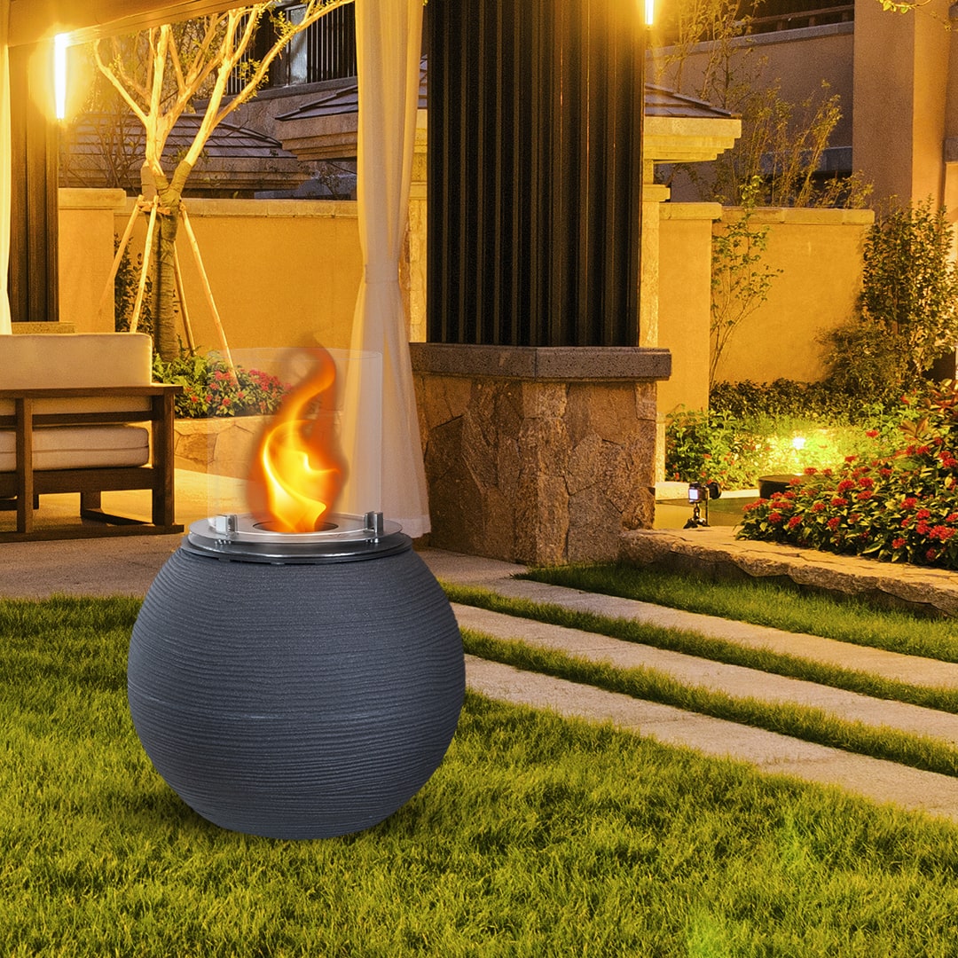 Divina Fire Botticelli bio-ethanol haard vrijstaand Ø40 x H54 cm
