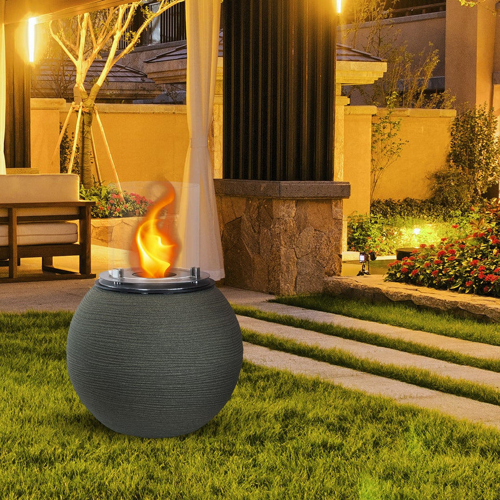 Divina Fire BOTTICELLI bio-ethanol haard Ø40 x 54 cm – Verde Salvia