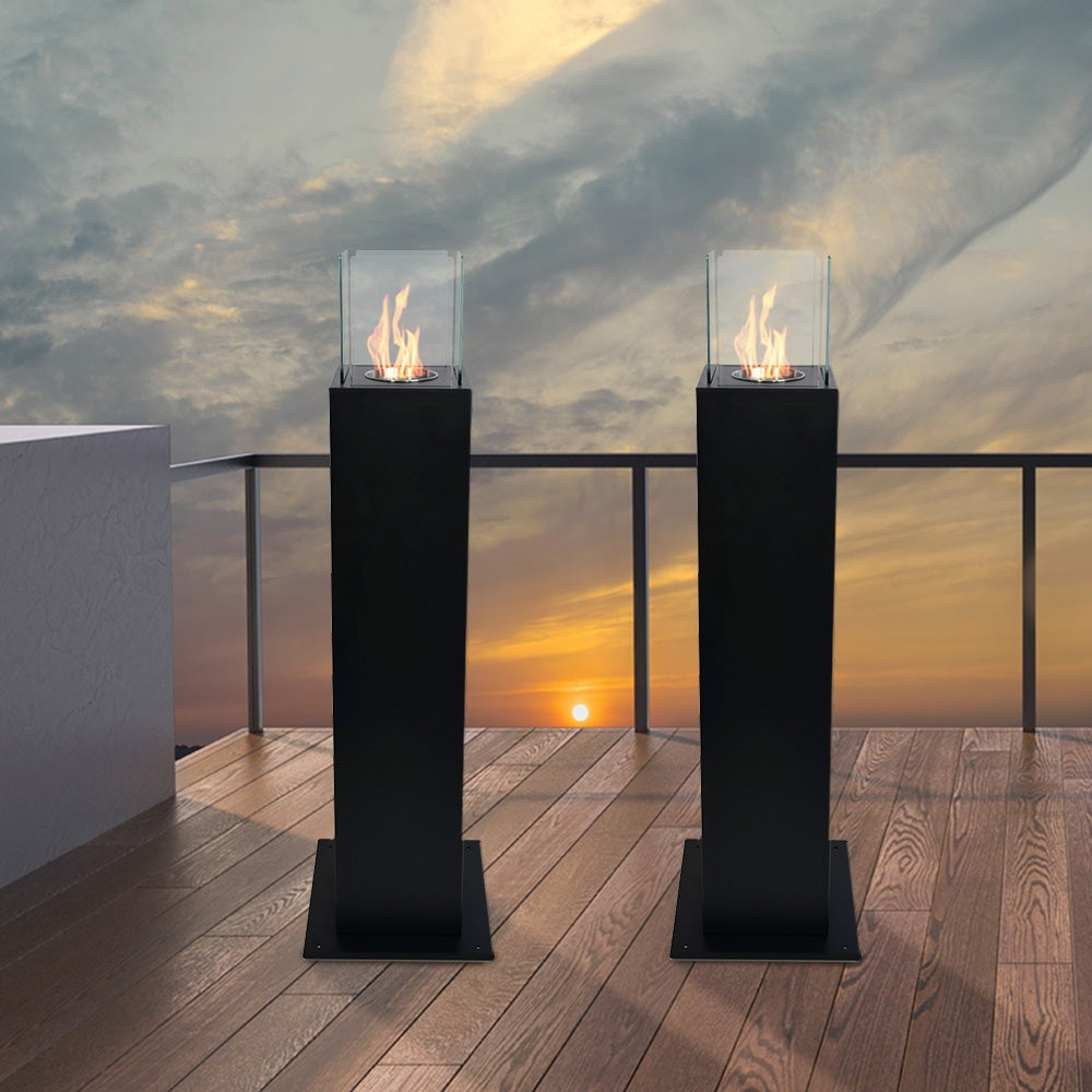 Divina Fire Capri 110 bio-ethanol haard zwart