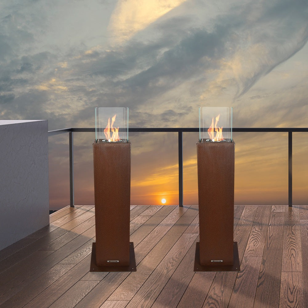 Divina Fire Capri 70 bio-ethanol haard Ruggine