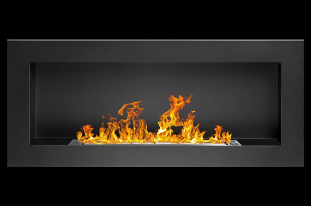 Divina Fire Lucca Black bio-ethanolhaard 2,5 kW wand/inbouw