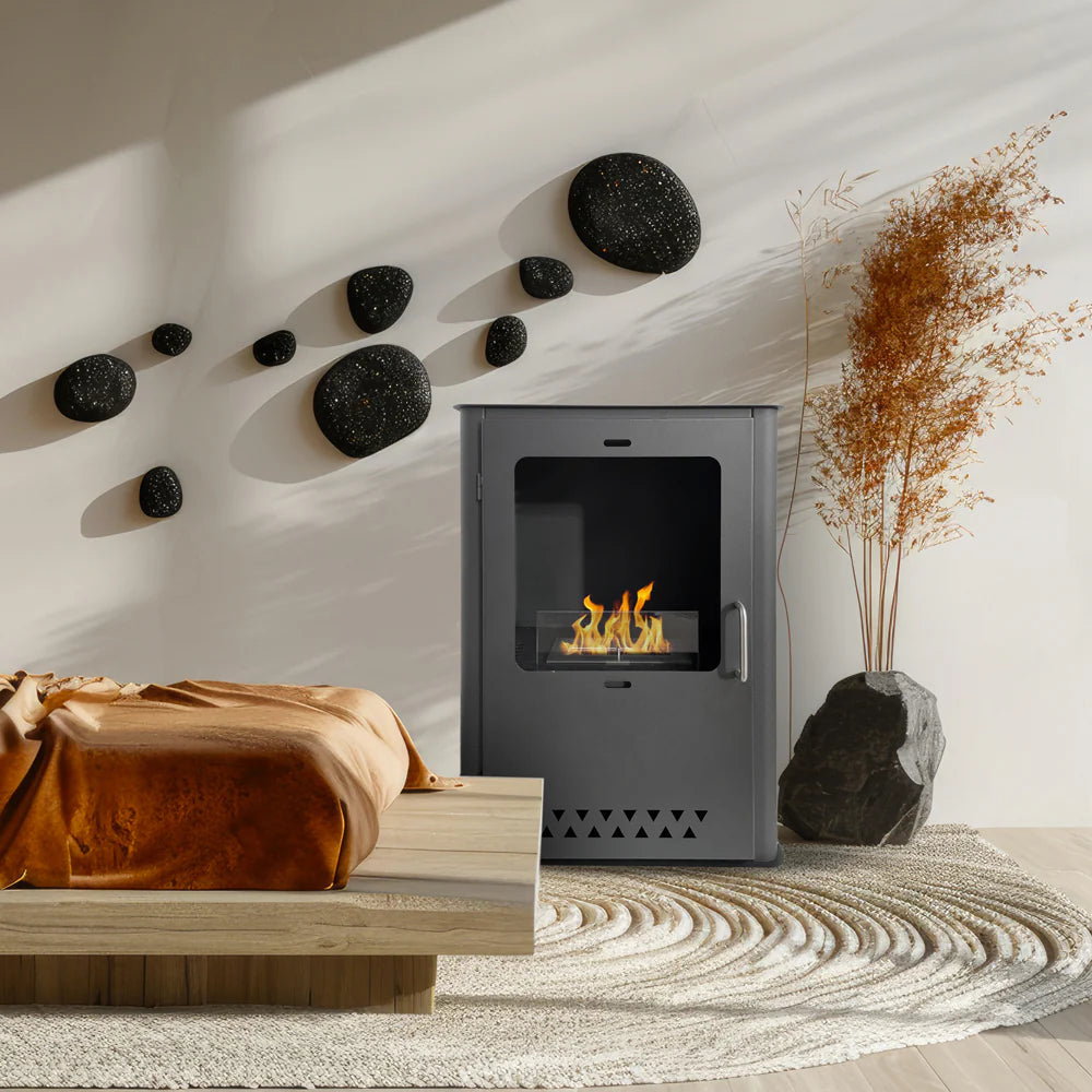 Divina Fire LUISA vrijstaande bio-ethanol haard 50x30x68 cm