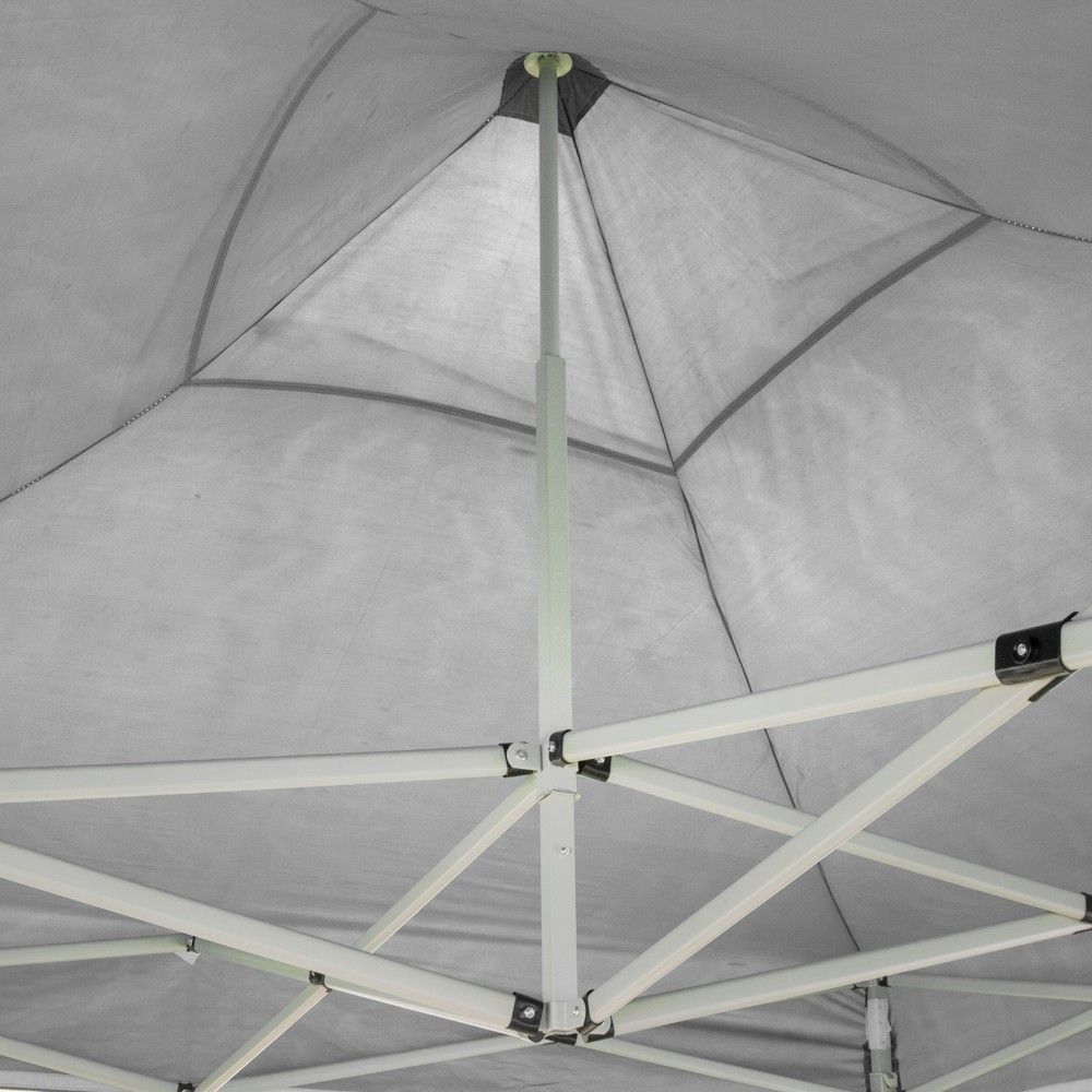 Gazebo richiudibile pieghevole 3 X 6 white ricoperto in PVC impermeabile