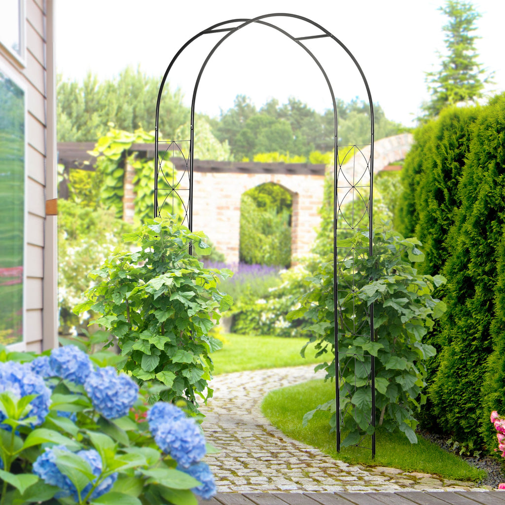EasyComfort Arco tuinboog metaal 114×30×230 cm