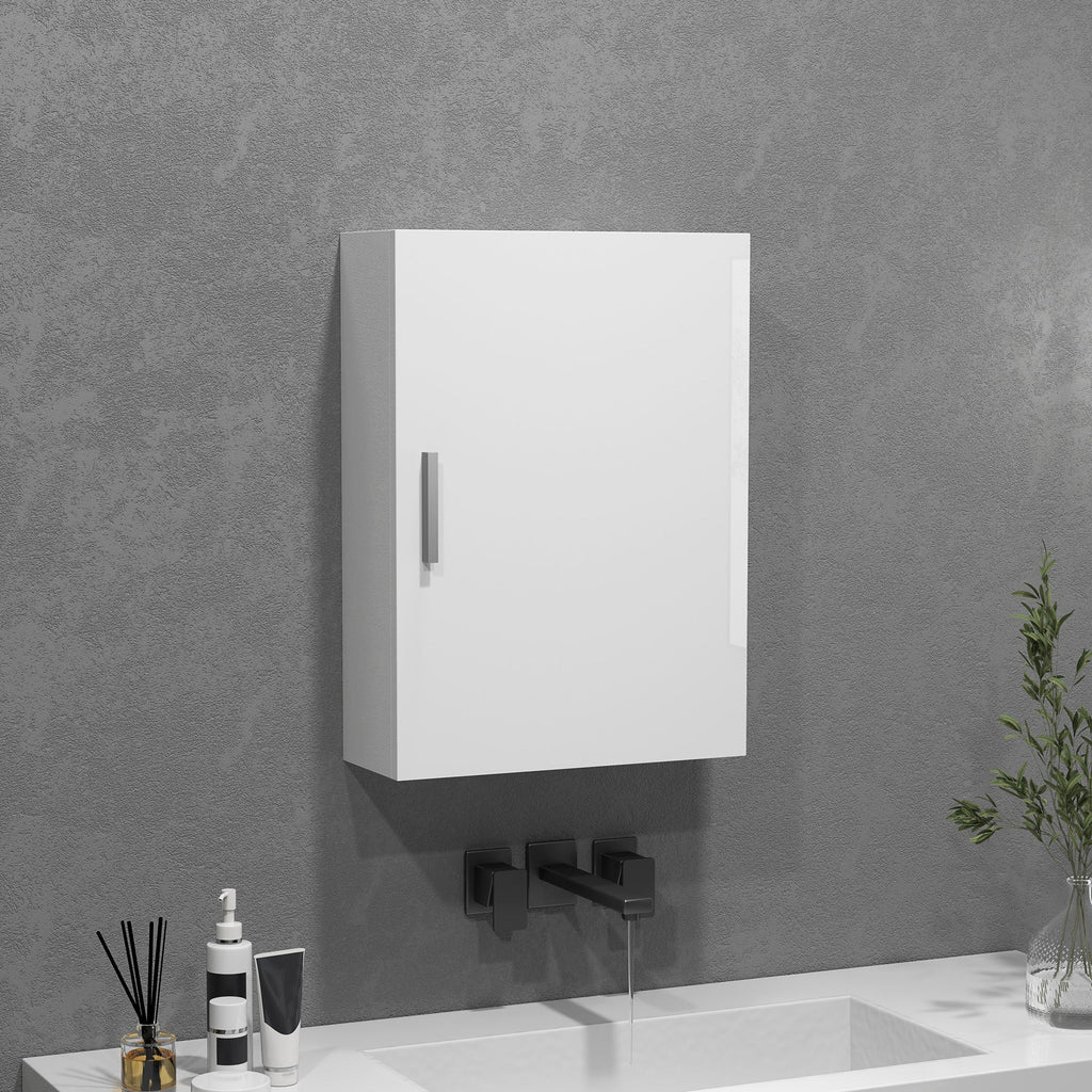 EasyComfort Wandkast Badkamer 3 glazen planken 40x15x55 cm