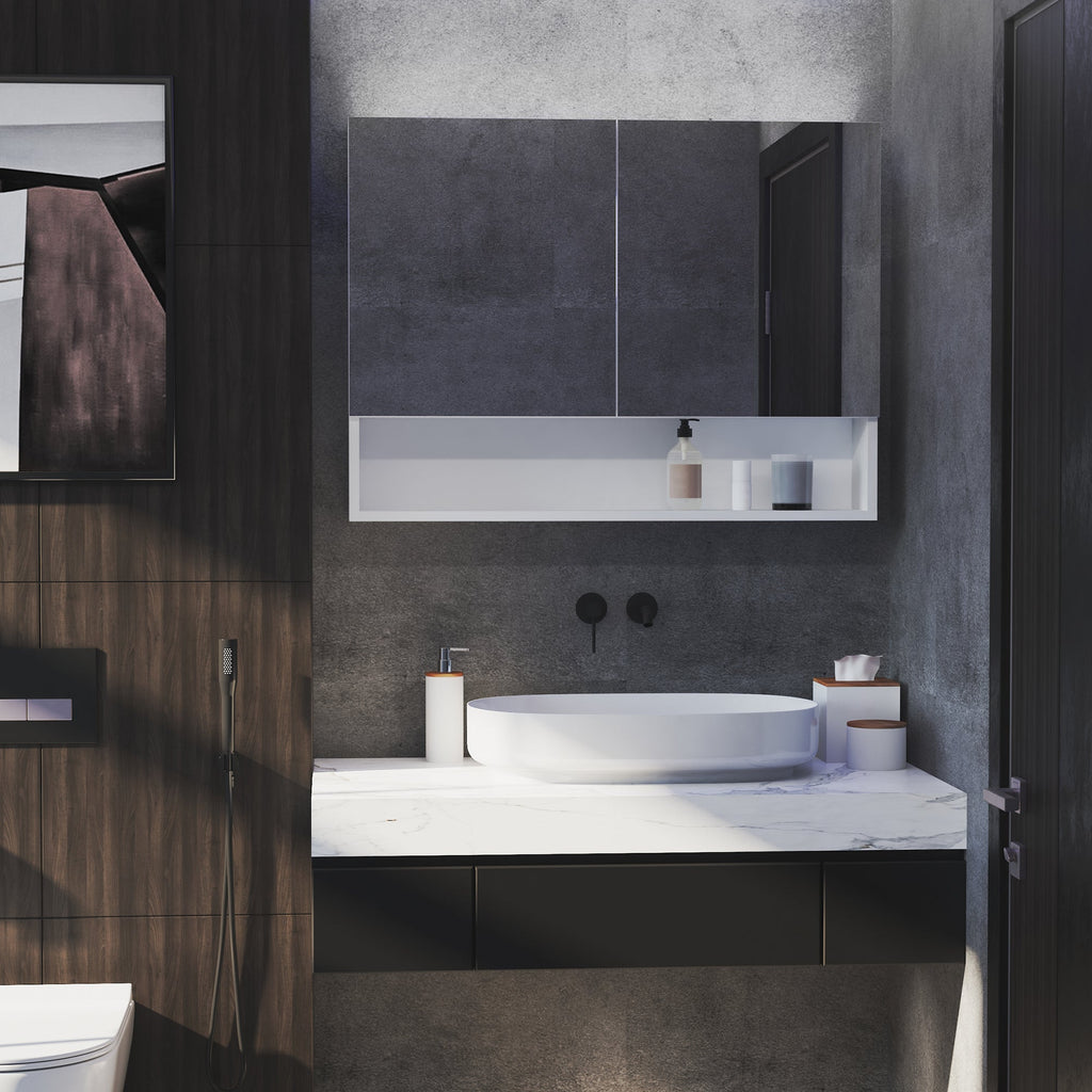 EasyComfort Spiegelkast LED 80x15x60 cm