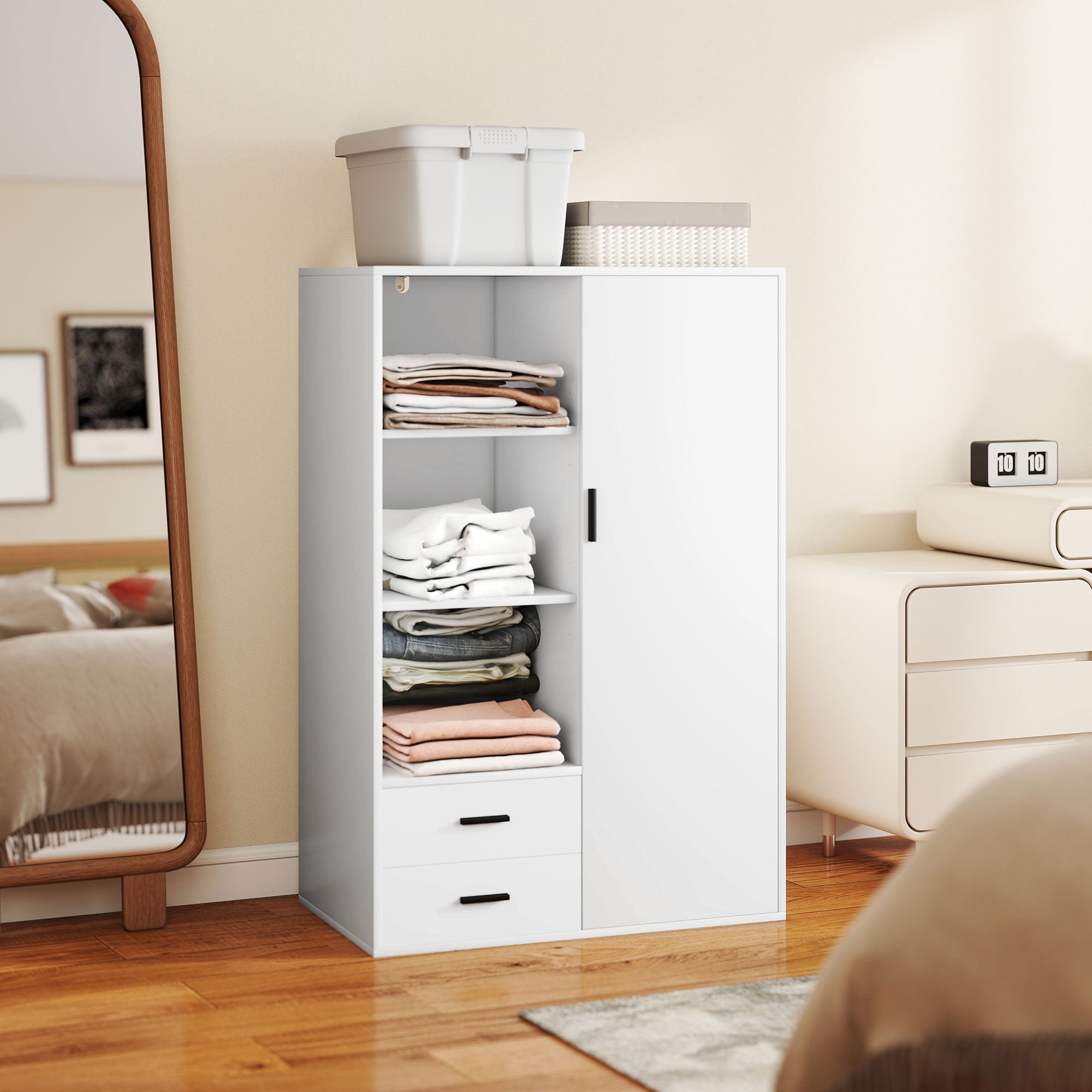 EasyComfort Armadio Moderno kledingkast 80x50x124 cm