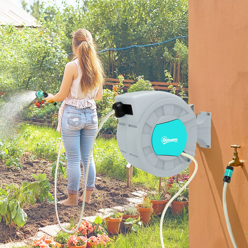 EasyComfort Avvolgitubo Automatico tuinslanghaspel 30+2 m, 7 sproeistanden