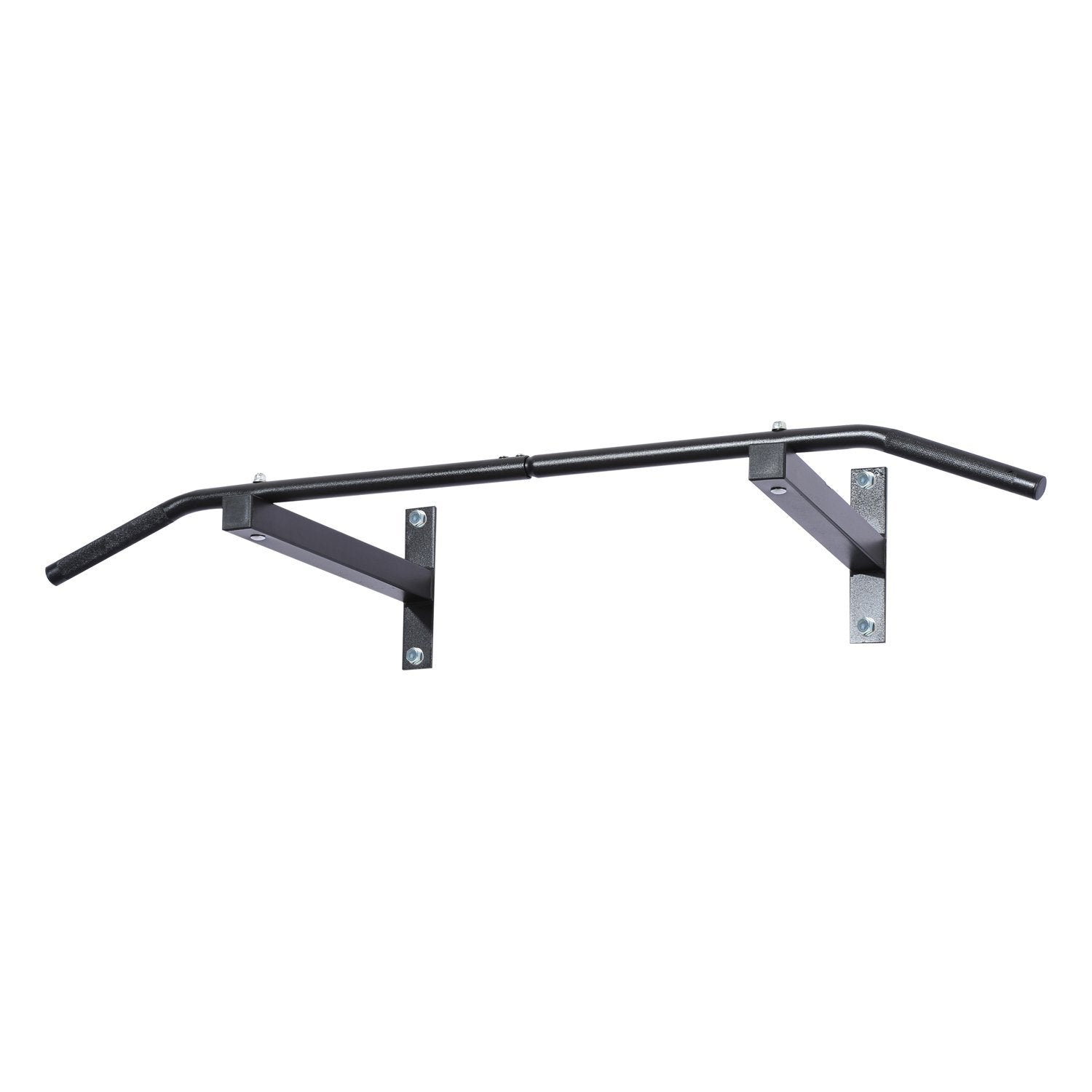 EASYCOMFORT Professional Wall Pull-up Bar with Steel Structure, 116 x 43 x 20cm, Black