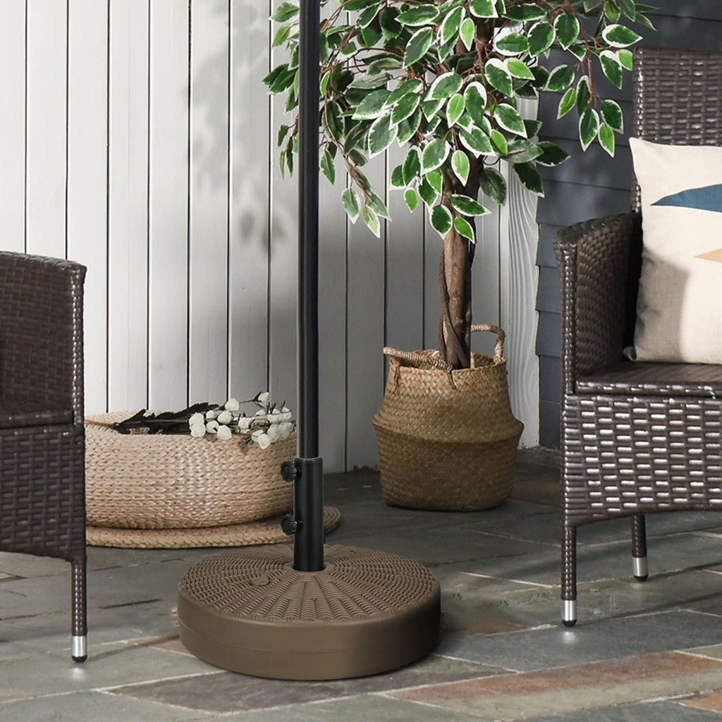 EasyComfort Base parasolvoet HDPE en staal Ø51x36 cm, 29 kg
