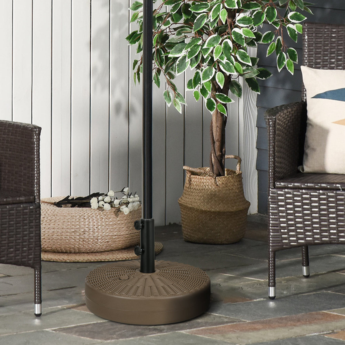 EasyComfort Base parasolvoet HDPE en staal Ø51x36 cm, 29 kg