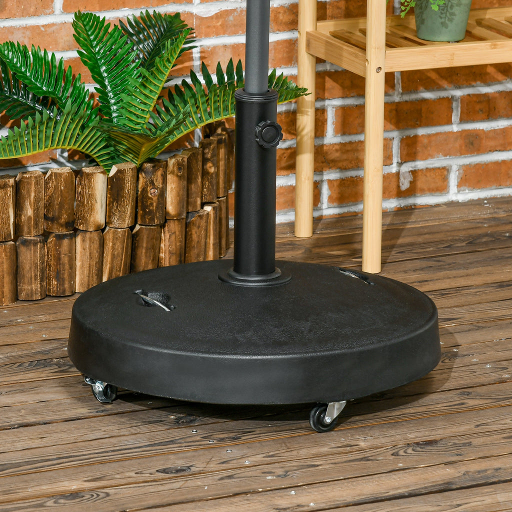 EasyComfort parasolvoet 23.5 kg met 2 handgrepen en 4 wielen