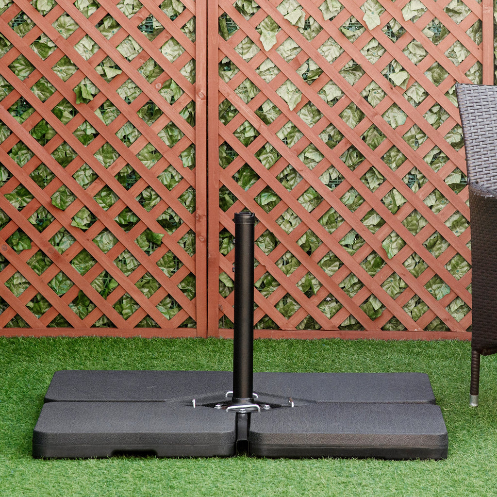 EasyComfort Base 4-delig vulbare parasolvoet, tot 80 kg, zwart