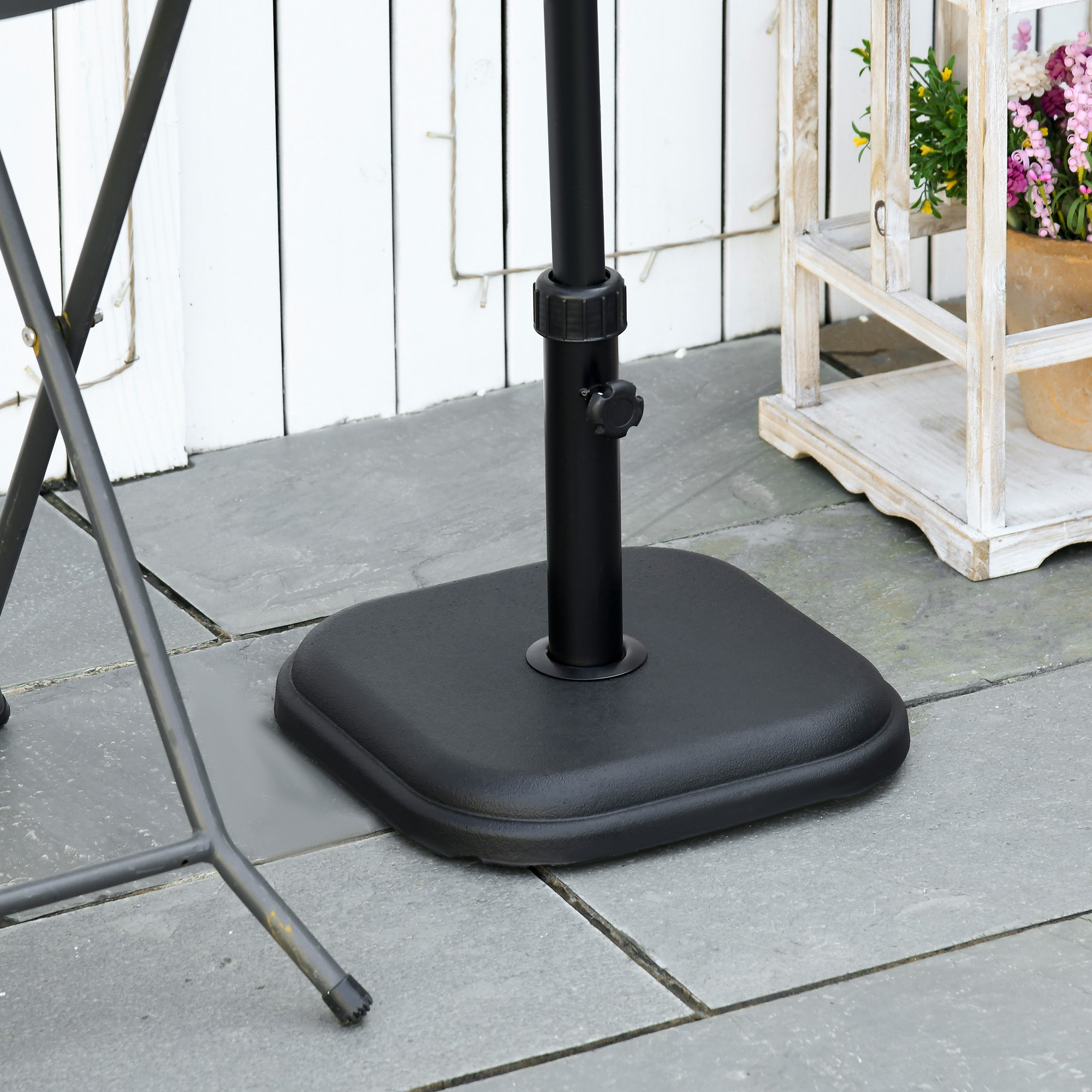 EasyComfort 84D-249V00BK parasolvoet 11 kg (36x36x31 cm) zwart