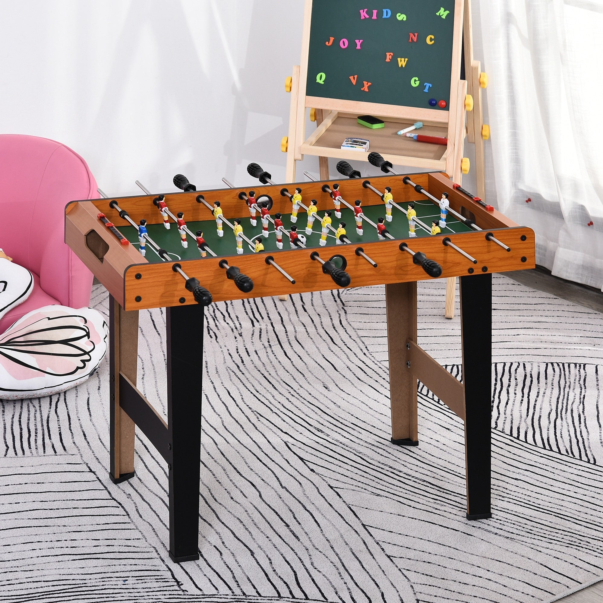 EasyComfort tafelvoetbal met 22 spelers 84.5 x 40 x 61.2 cm