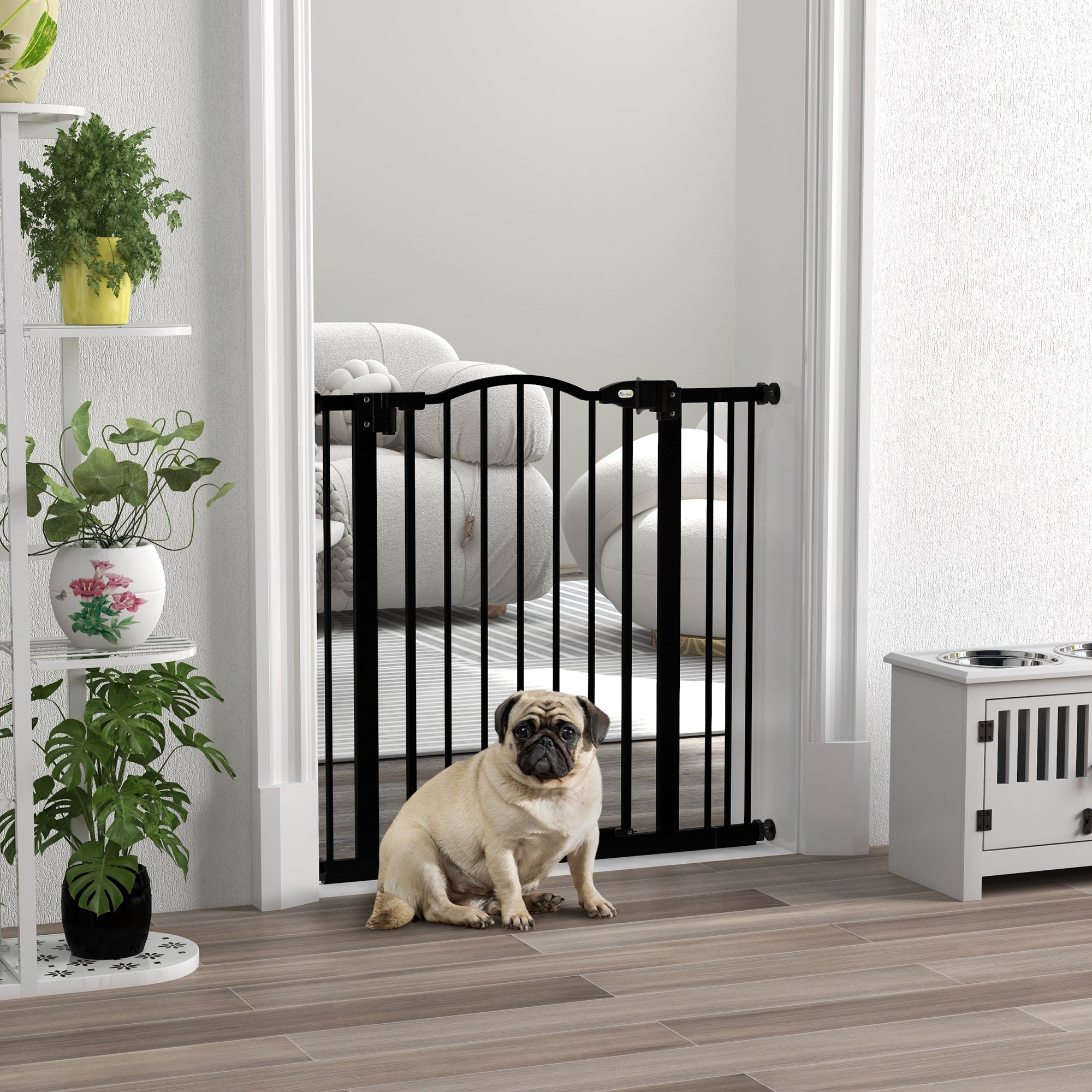 EasyComfort Hondenhek verstelbaar 74–87x78 cm