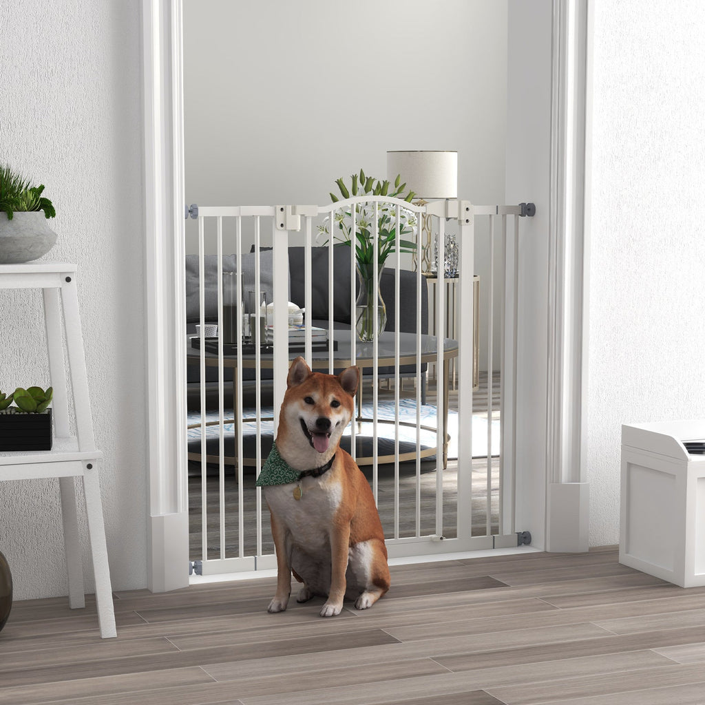 EasyComfort uitschuifbaar hondenhek 74–100x94 cm met 4 verstelbare schroeven