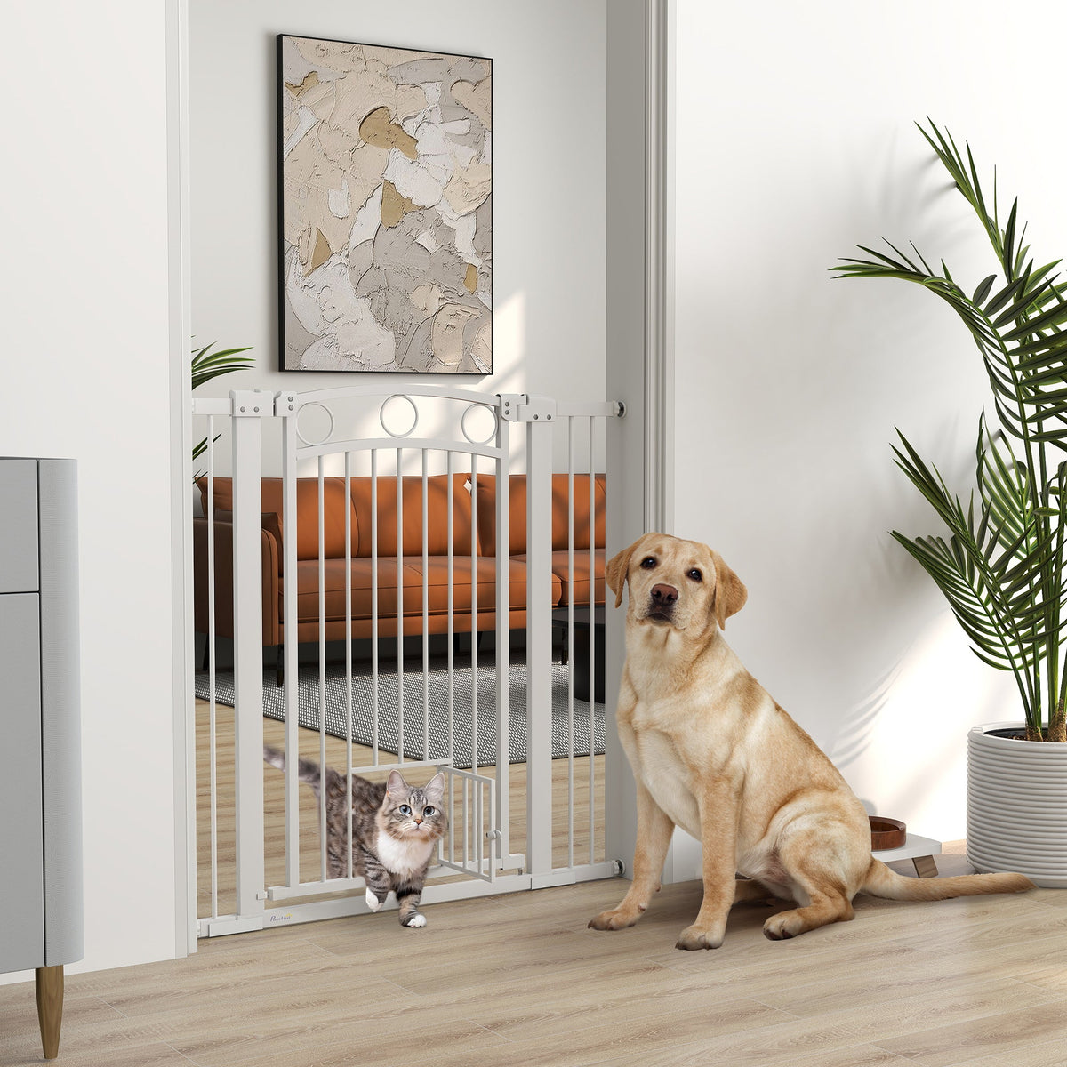 EasyComfort Hondenhek verstelbaar 76–104 cm, 106 cm hoog