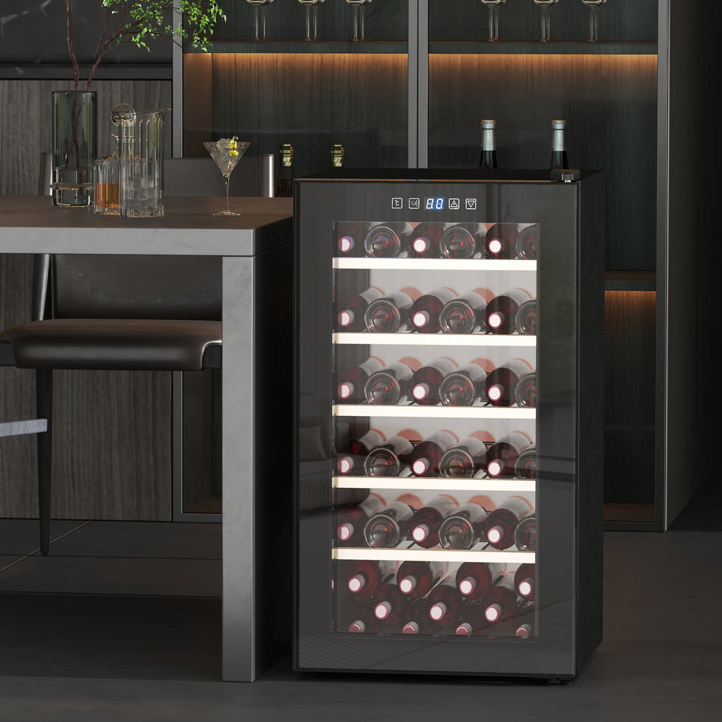 EasyComfort Cantinetta Vino wijnkoelkast 41 flessen (91L) zwart