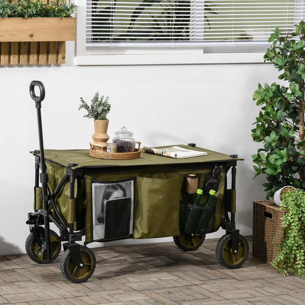 EasyComfort Carrello da Giardino 125L opvouwbare tuinwagen