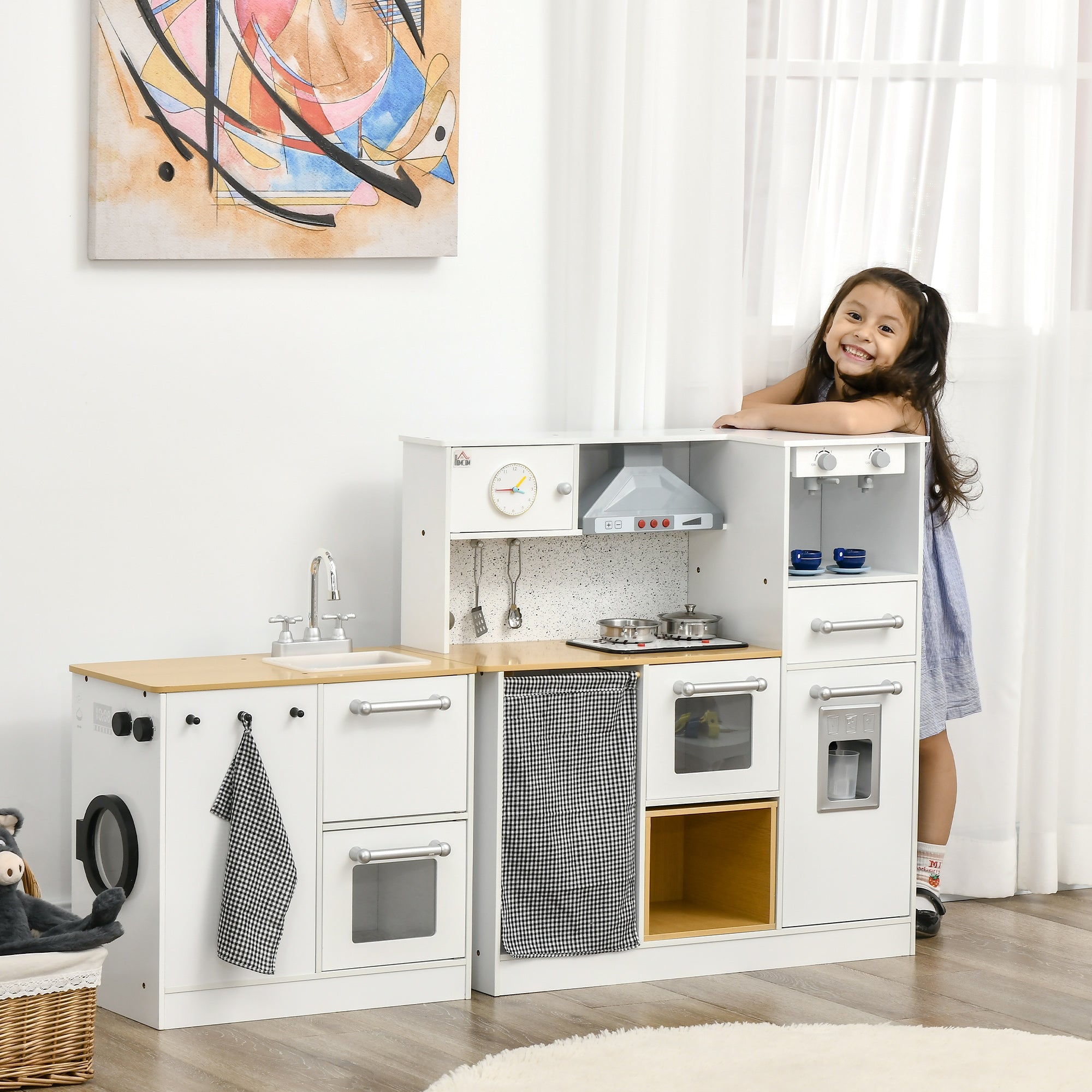 EasyComfort Cucina Speelkeuken 2-delig voor 3–6 jaar met licht en geluid