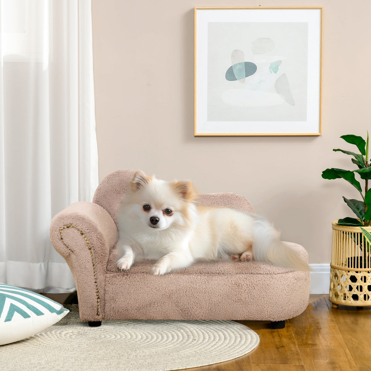 EasyComfort Hondenbank verhoogd met opbergruimte 80x40x46 cm