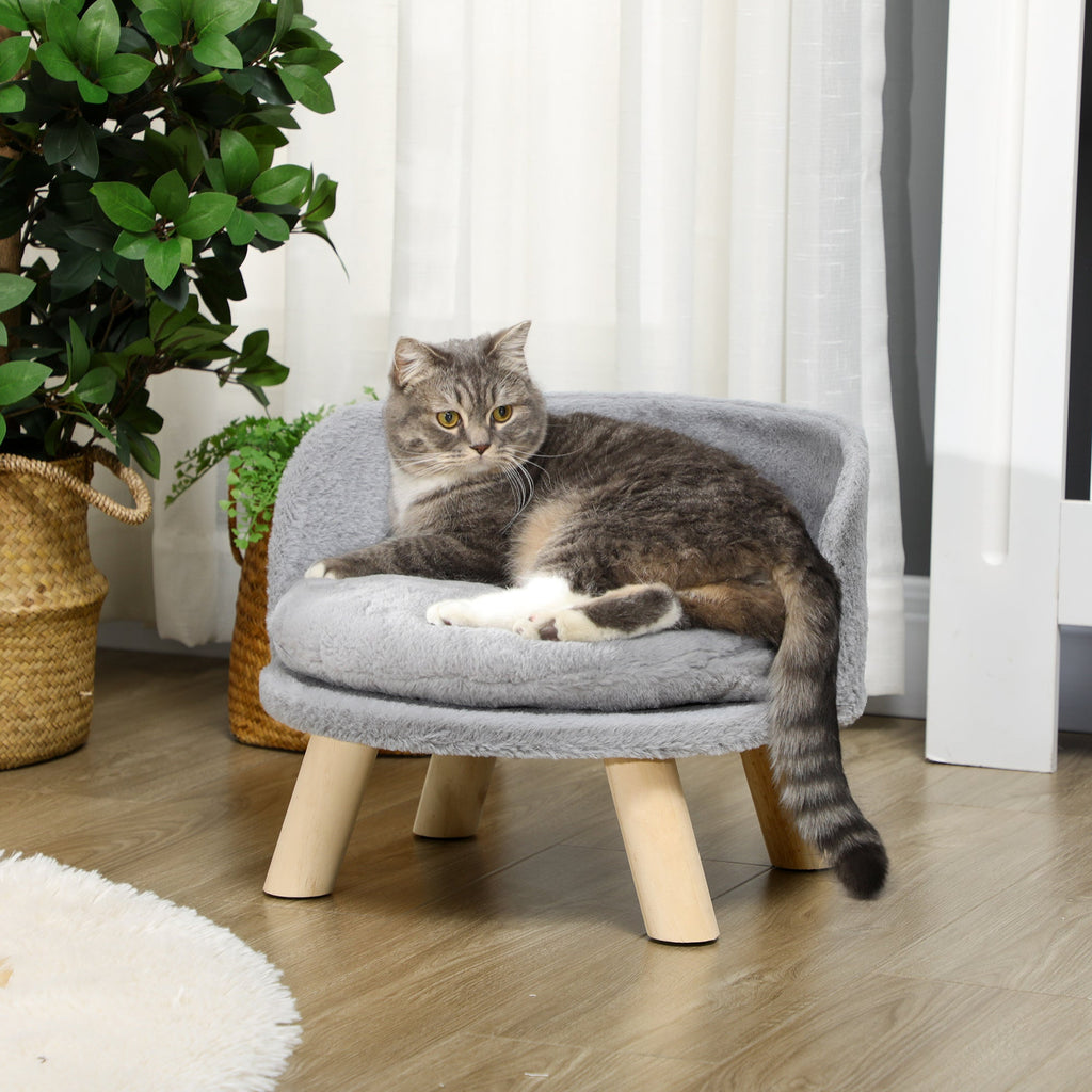 EasyComfort Huisdierbankje rond Ø40,5 cm, grijs