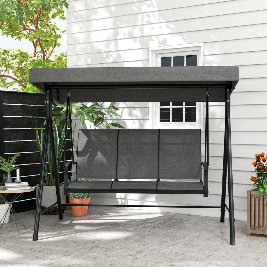 EasyComfort Dondolo da Giardino 3-zits tuinschommel, 195x118x170 cm